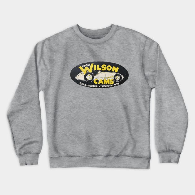 Wilson Cams Crewneck Sweatshirt by retrorockit